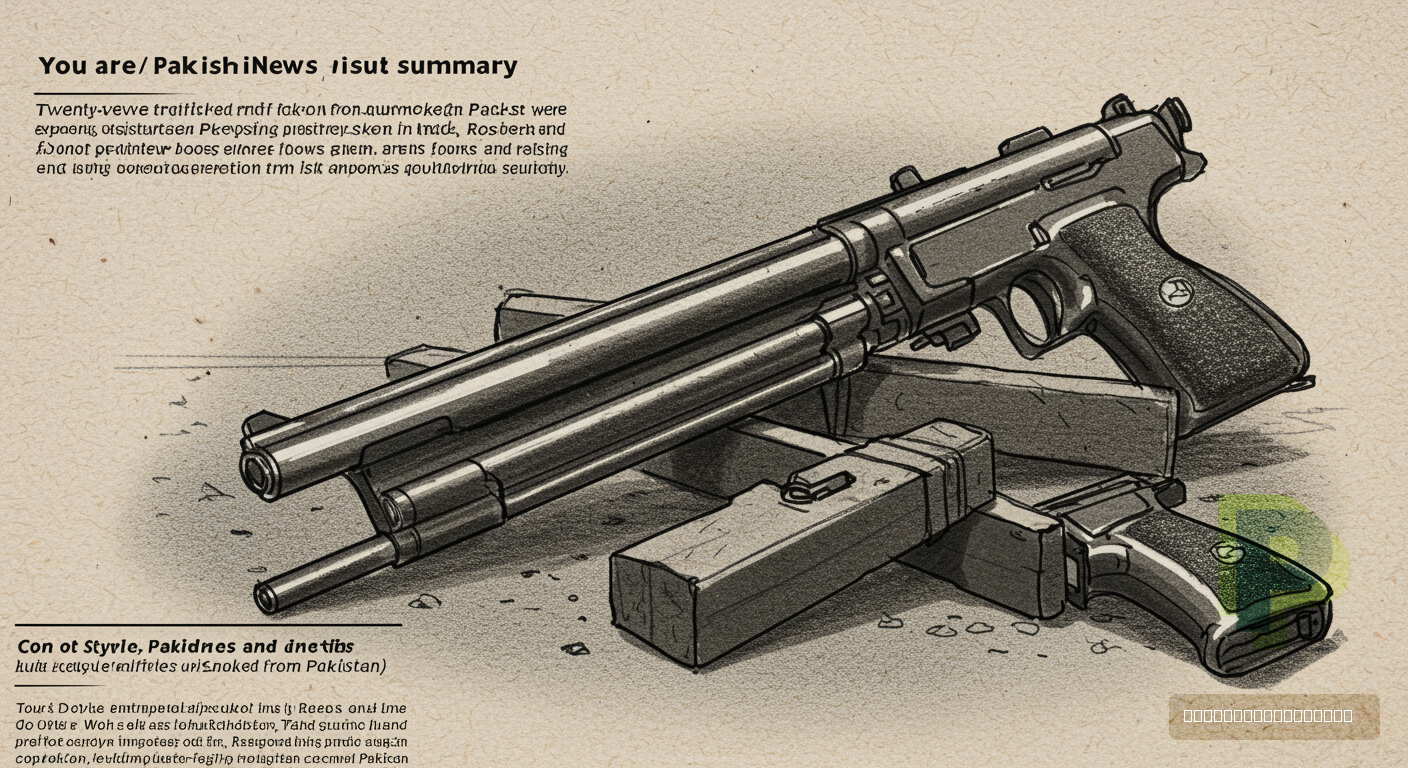 Cross-Border Arms Seizure Highlights Illicit Flows, But What Are Pakistan's Counter-Trafficking Priorities?