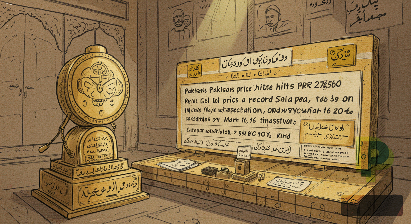 Gold Price in Pakistan Soars to Record Highs Amid Persistent Economic Volatility (March 16, 2026)