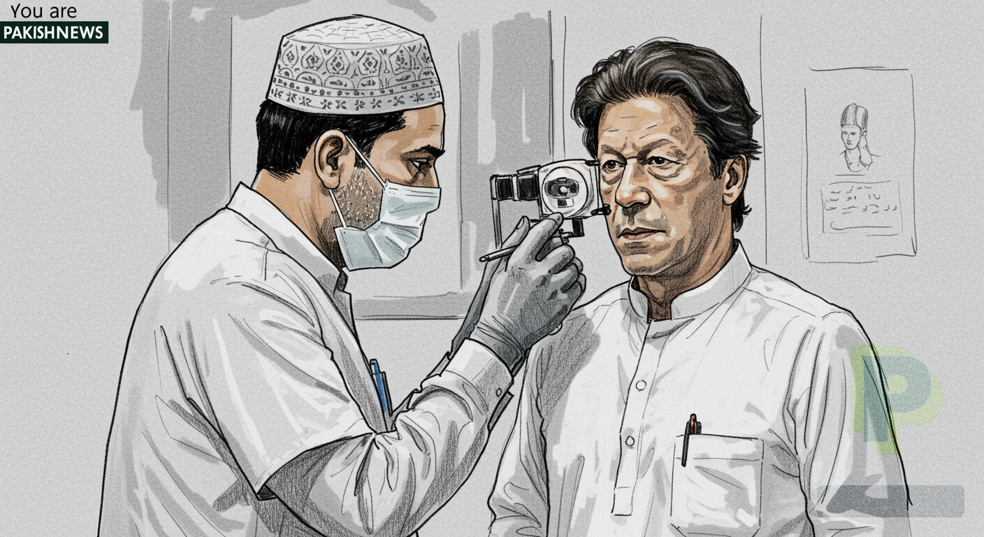 Imran Khan Examined for Eye Condition in Adiala Jail, but What Does This Mean for His Ongoing Legal Battles?
