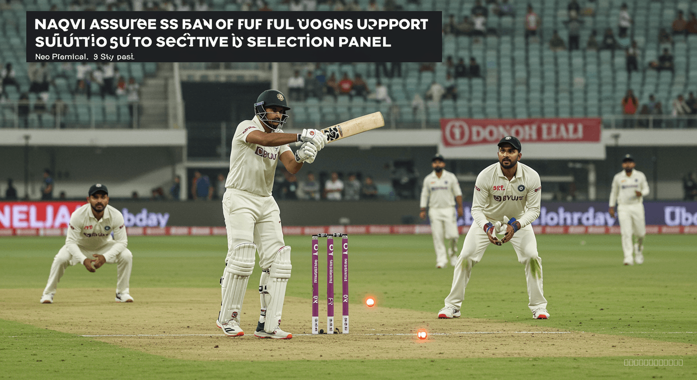 Naqvi Assures Full Support to Cricket Selectors Amid Performance Scrutiny