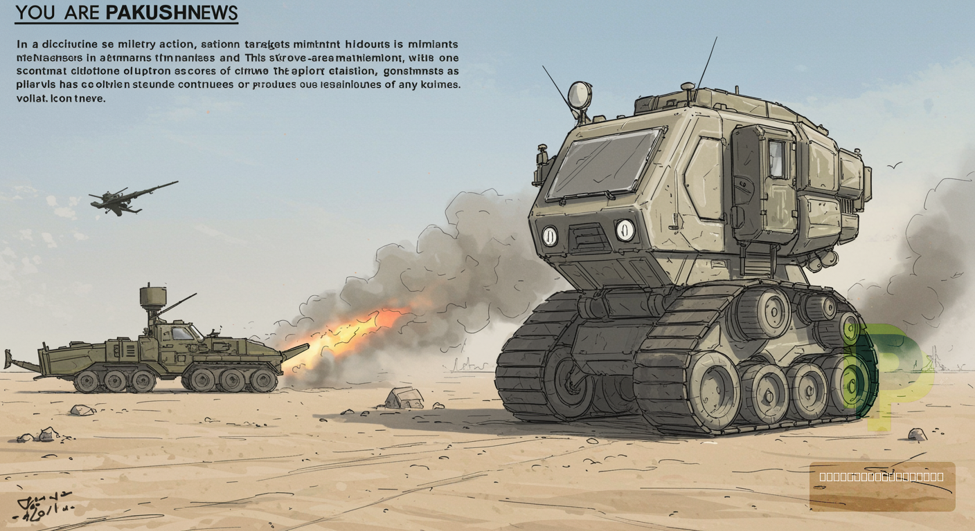 Pakistan Targets Militant Hideouts: Escalating Cross-Border Conflict in Afghanistan