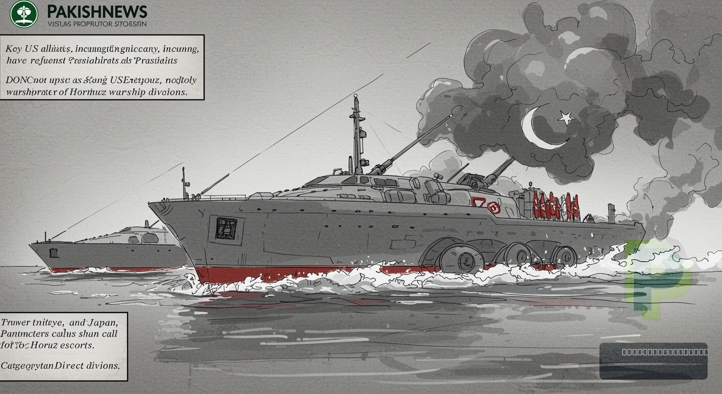 Trump's Hormuz Call: Key Allies Rebuff Warship Escort Plea