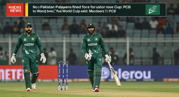 PCB Opts Against Fines for Pakistan's T20 World Cup Exit