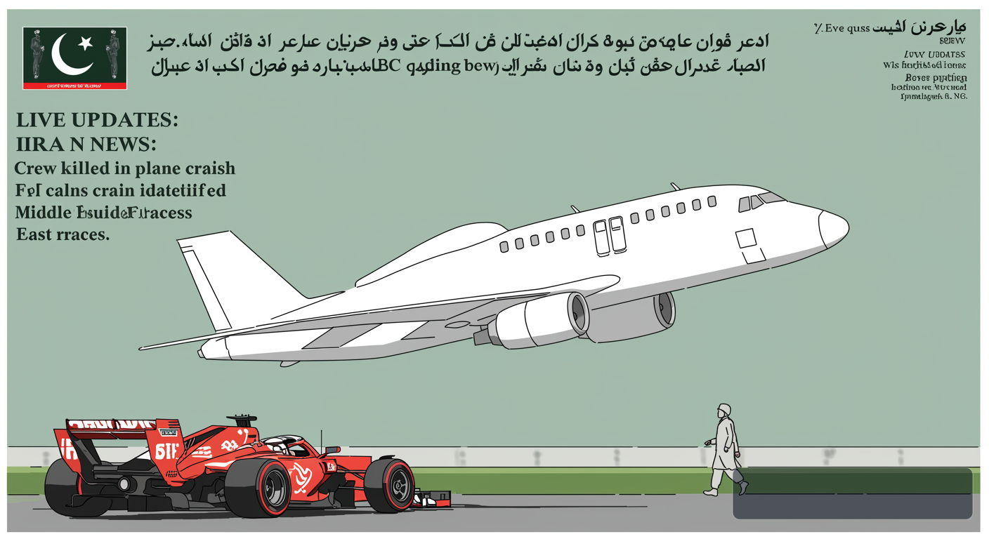 ایران جنگی خبریں، طیارہ حادثہ اور مشرق وسطیٰ سے فارمولا ون کی منسوخی: خطے پر گہرے اثرات
