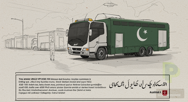 KSE-100 انڈیکس میں ۴۳۰۰ سے زائد پوائنٹس کی ریکارڈ گراوٹ، سرمایہ کاروں میں تشویش